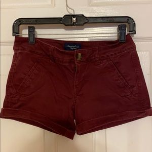 Burgundy Shorts